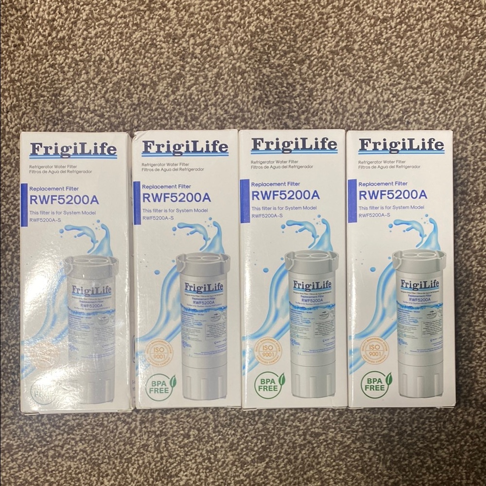 Refrigerator Replacement Filter - White pack of 4